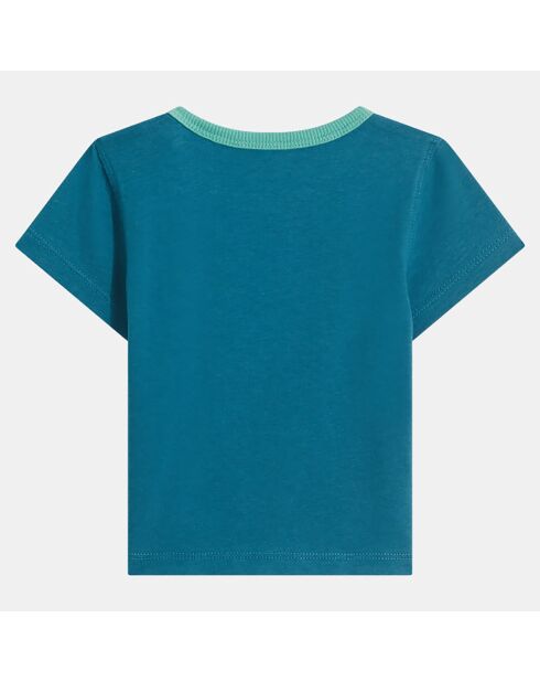 T-Shirt en Coton Bio Bino1 print bleu
