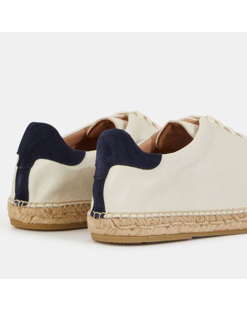 Baskets espadrilles en Cuir blanches