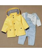 Salopette Aligator bis denim bleue