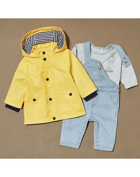 Salopette Aligator bis denim bleue