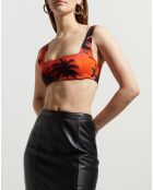 Top Muse bralette rose/orange/noir