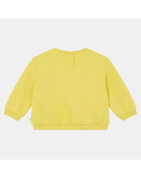 Sweat Apina print jaune