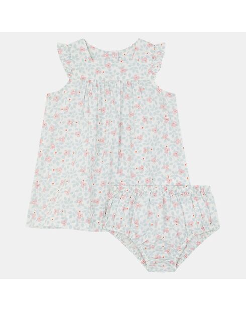 Abito Apita in cotone biologico multicolor aop slip