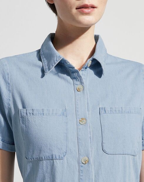 Robe en denim Namibie bleue
