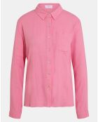 Chemise en Lin mélangé Leane rose vif