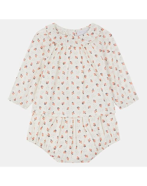 Ensemble 100% Coton Bio Agata écru