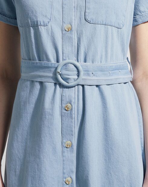 Robe en denim Namibie bleue