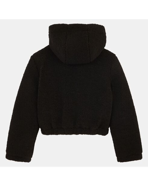 Blouson en Fausse Fourrure Faustine noir