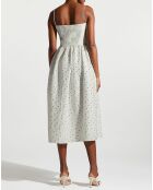 Robe gaufrée Anny blanche