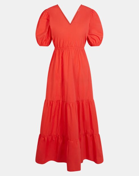 Robe Nadal dos ouvert rouge