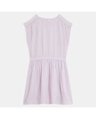 Robe en Coton Bio Malia gaze violet clair
