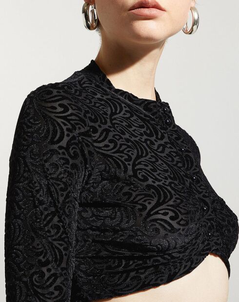 Crop Top Patti noir