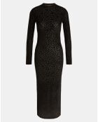 Robe Mireille dos ouvert noire