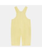 Salopette en Coton Bio Izak twill jaune