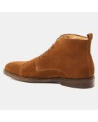 Derbies en Cuir mid camel