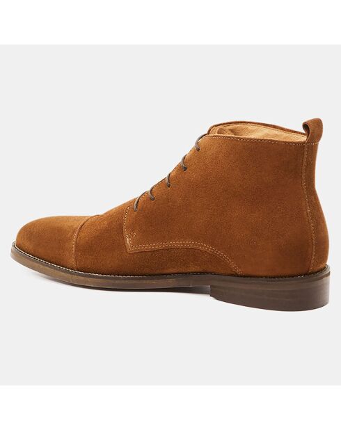 Derbies en Cuir mid camel