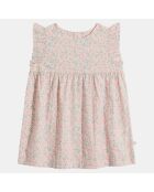 Robe en Coton Bio Itana bis popeline aop multicolore