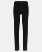 Jean Slim stretch Elody fendu en bas noir