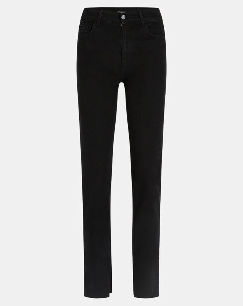Jeans slim elasticizzati Elody con spacco sul fondo nero