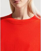 Pull merinos Alice rouge
