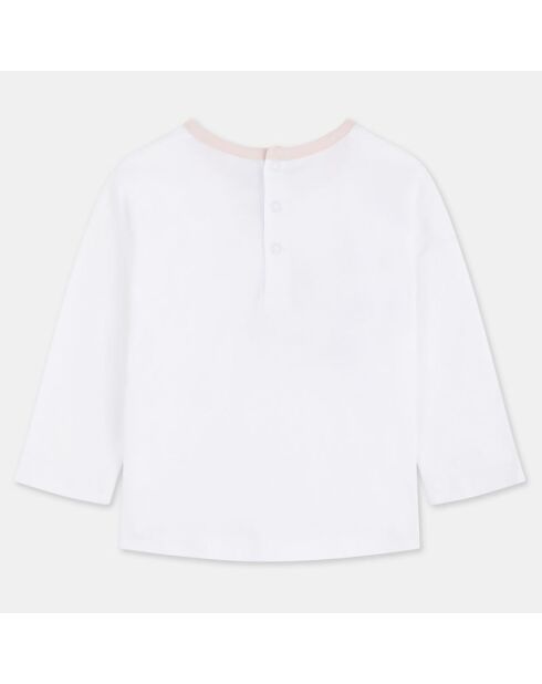 T-Shirt en Coton Bio Alamo ml print écru