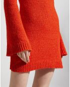 Robe dos nu Dutuit orange