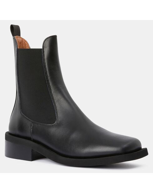 Chelsea boots en Cuir noires