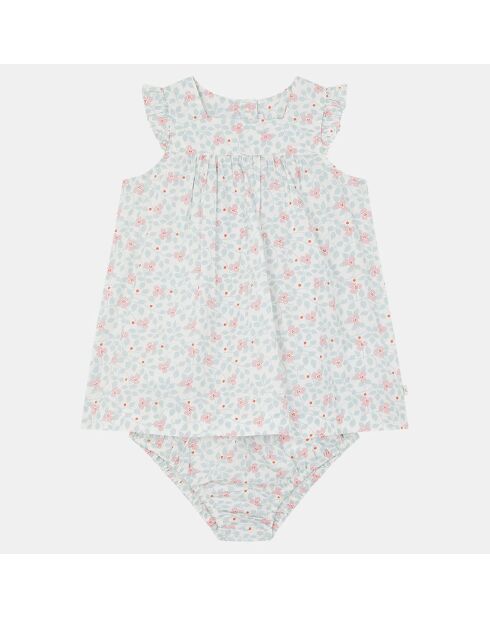 Abito Apita in cotone biologico multicolor aop slip