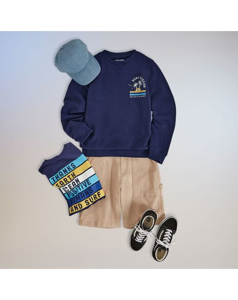 Sweat Marc2 bleu marine