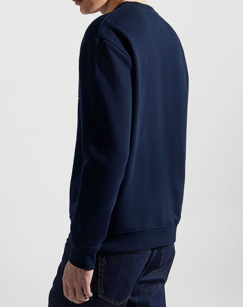 Sweat Featpri imprimé bleu marine