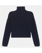 Pull en Coton & Laine Daisy camioneur bleu marine