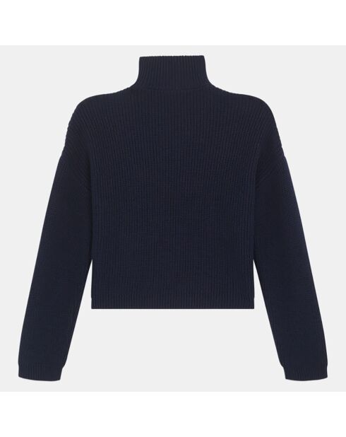 Pull en Coton & Laine Daisy camioneur bleu marine