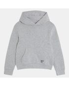 Sweat à capuche Voons gris chiné