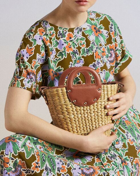 Robe Ricou print fleurs multicolore