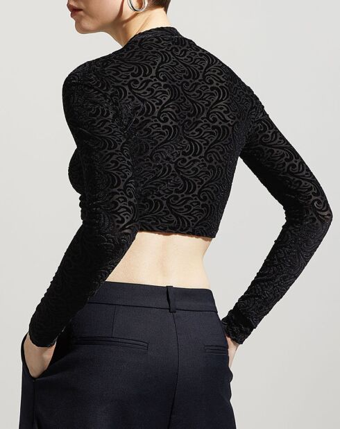 Crop Top Patti noir