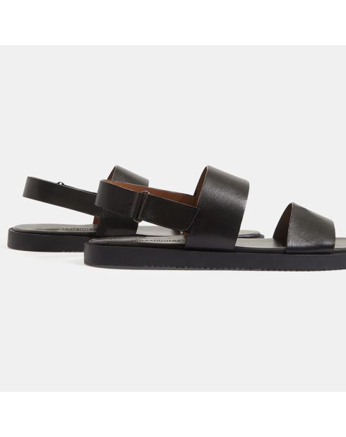 Sandales en Cuir Joyce noires