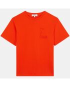 T-Shirt Gaspard mc Oversize orange