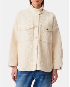 Veste texturée Rosana beige