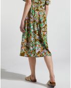 Jupe Rocha print fleurs multicolore