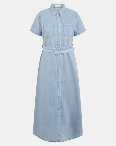 Robe en denim Namibie bleue