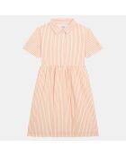 Robe Gina rayée popeline multicolore