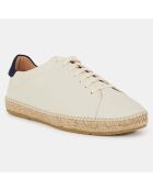 Baskets espadrilles en Cuir blanches