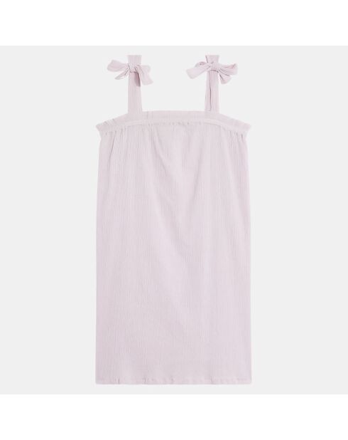 Robe Laetitia à bretelle violet clair