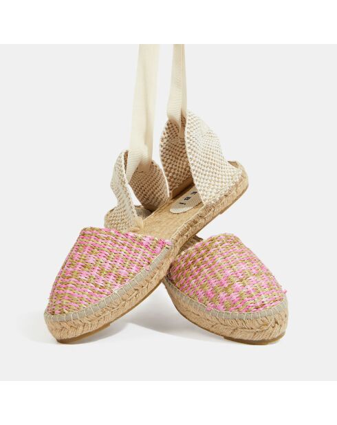 Espadrilles Valenciana rose/multicolore