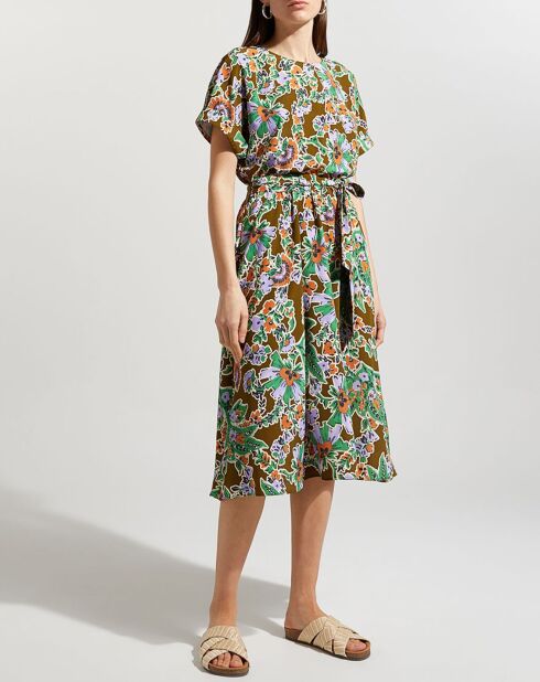 Robe Ricou print fleurs multicolore
