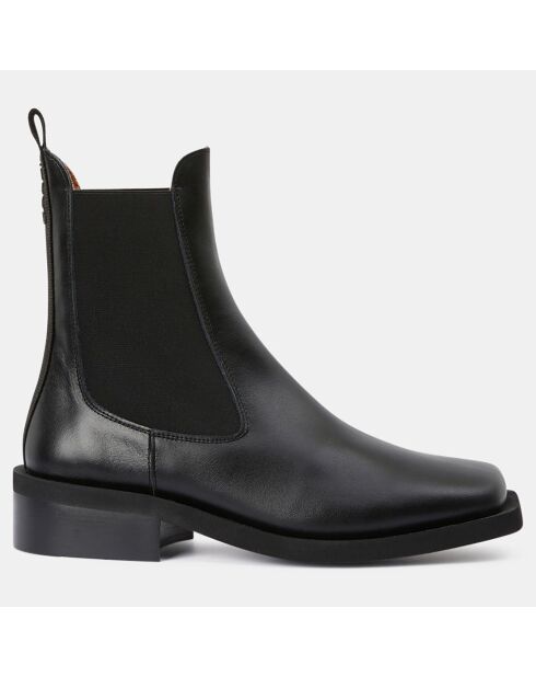 Chelsea boots en Cuir noires