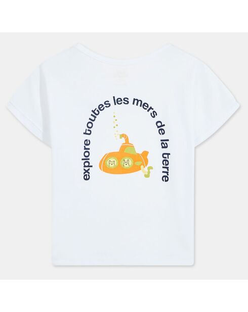 T-Shirt Ity1 mc poche écru