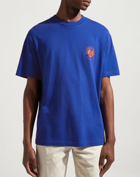 T-Shirt en Coton Bio Bloose rg mc bleu moyen