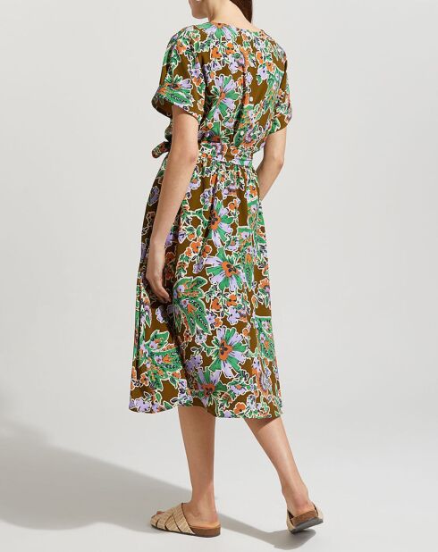 Robe Ricou print fleurs multicolore