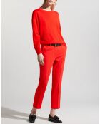 Pull merinos Alice rouge